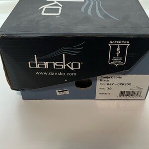Dansko Sonja Cabrio Black size 39
